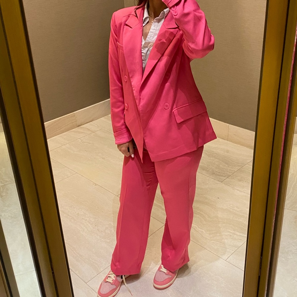 Forever 21 pink suit